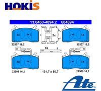 BRAKE PAD SET DISC BRAKE 13.0460-4894.2 FOR ALFA ROMEO STELVIO/GIULIA EC2 2.0L