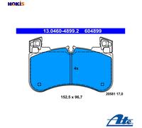 ATE Disc Brake Pad Set 13.0460-4899.2 for Land Rover Range Rover IV, Discovery V, Defender