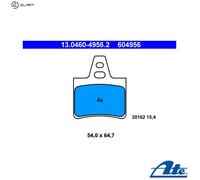 Brake pads 13.0460-4956.2 ATE for CITROËN XM XANTIA