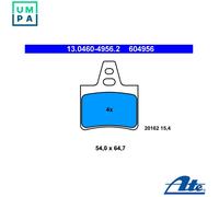 BRAKE PAD SET DISC BRAKE 13.0460-4956.2 FOR CITROEN DHW /D9B /DJZ /DHY 1.9L 4cyl
