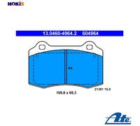 ATE 13.0460-4964.2 Brake pad set