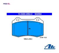 BRAKE PAD SET DISC BRAKE 13.0460-4964.2 FOR SEAT IBIZA/Mk/II JEEP GRAND/IV/SUV