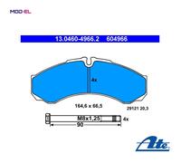 BRAKE PAD SET DISC BRAKE 13.0460-4966.2 FOR RENAULT TRUCKS MASCOTT/Van IVECO