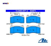 BRAKE PAD SET DISC BRAKE 13.0460-4971.2 FOR ALFA ROMEO 166 159/Sportwagon 2.0L