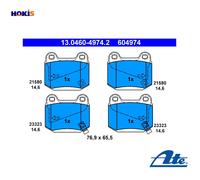 BRAKE PAD SET DISC BRAKE 13.0460-4974.2 FOR MITSUBISHI CARISMA LANCER/VI/Mk 2.0L
