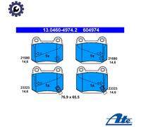 BRAKE PAD SET DISC BRAKE 13.0460-4974.2 FOR MITSUBISHI CARISMA LANCER/VI/Mk 2.0L