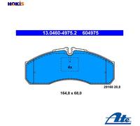 ATE 13.0460-4975.2 Brake pad set