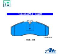 BRAKE PAD SET DISC BRAKE 13.0460-4975.2 FOR MERCEDES-BENZ SPRINTER/Dump/Truck