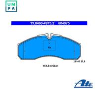 ATE 13.0460-4975.2 Brake pad set