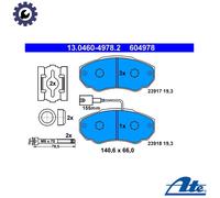 New Brake Pad Set, disc brake for CITROËN FIAT PEUGEOT:RELAY Bus,RELAY Van