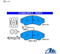 BRAKE PAD SET DISC BRAKE 13.0460-4979.2 FOR PEUGEOT BOXER/Van/Bus/FURGON FIAT