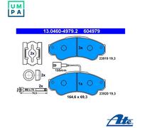 BRAKE PAD SET DISC BRAKE 13.0460-4979.2 FOR PEUGEOT BOXER/Van/Bus/FURGON FIAT