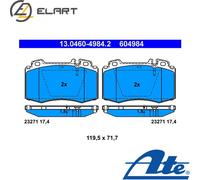 BRAKE PAD SET DISC BRAKE 13.0460-4984.2 FOR MERCEDES-BENZ -CLASSSL 8cyl S-CLASS