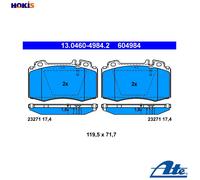 Brake pads 13.0460-4984.2 ATE for MERCEDES-BENZ SL M-CLASS S-CLASS S-CLASS Coupe