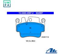 Brake pads 13.0460-4987.2 ATE for PORSCHE 911 911 Convertible BOXSTER 911 Targa