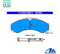 ATE 13.0460-4989.2 Brake pad set