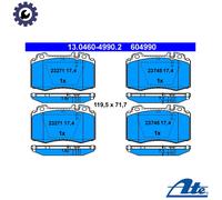 ATE 13.0460-4990.2 Brake Pad Set, Disc Brake