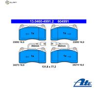 ATE 13.0460-4991.2 Brake pad set