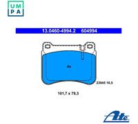 ATE Brake Pad Set 13.0460-4994.2 – Disc Brakes for Mercedes-Benz C-Class/CLK/SLK