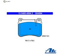ATE Brake Pad Set 13.0460-4994.2 – Disc Brakes for Mercedes-Benz C-Class/CLK/SLK