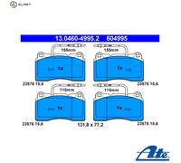 BRAKE PAD SET DISC BRAKE 13.0460-4995.2 FOR PEUGEOT FIAT LANCIA CITROEN