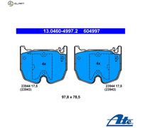 ATE 13.0460-4997.2 Brake pad set