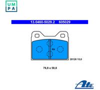ATE Brake Pad Set 13.0460-5029.2 - Disc Brake for BMW 115, 116, 118, 121, E10, E6