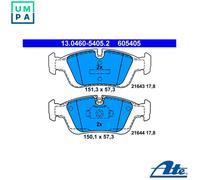 ATE 13.0460-5405.2 Brake pad set