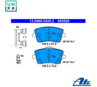 ATE 13.0460-5520.2 Brake pad set