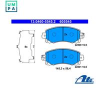 ATE 13.0460-5545.2 Brake pad set