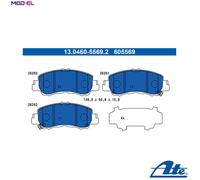 BRAKE PAD SET DISC BRAKE 13.0460-5569.2 FOR MITSUBISHI 4B40 1.5L 4N14 2.3L 4cyl
