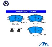 ATE 13.0460-5602.2 Brake pad set