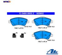 BRAKE PAD SET DISC BRAKE 13.0460-5602.2 FOR TOYOTA COROLLA/QUEST/ALTIS AURIS