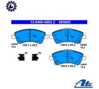 ATE Brake Pad Set 13.0460-5603.2 - for Toyota Avensis (Saloon, Estate) & Auris
