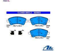 ATE Brake Pad Set 13.0460-5603.2 - for Toyota Avensis (Saloon, Estate) & Auris