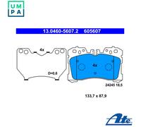 Brake pads 13.0460-5607.2 ATE for LEXUS LS