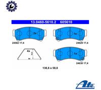 BRAKE PAD SET DISC BRAKE 13.0460-5610.2 FOR MAZDA ATENZA/Hatchback L813 1.8L 6