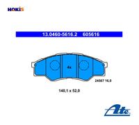 BRAKE PAD SET DISC BRAKE 13.0460-5616.2 FOR TOYOTA HILUX/VII/Pickup/VIGO 2.5L