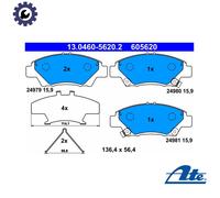 Brake pads 13.0460-5620.2 ATE for HONDA JAZZ III INSIGHT JAZZ IV