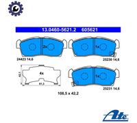 BRAKE PAD SET DISC BRAKE 13.0460-5621.2 FOR MITSUBISHI SUZUKI CITROEN 0.7L i