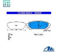 BRAKE PAD SET DISC BRAKE 13.0460-5628.2 FOR SUBARU EJ25DEJ255EJ253 2.5L 4cyl