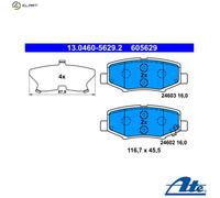 ATE 13.0460-5629.2 Brake pad set