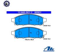 ATE Brake Pad Set 13.0460-5631.2 - Fits Fiat Fullback 2.4 D