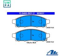 ATE Brake Pad Set 13.0460-5631.2 - Fits Fiat Fullback 2.4 D