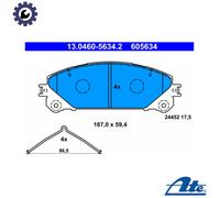 ATE Brake Pads 13.0460-5634.2 for Lexus & Toyota (ES, NX, RX, Camry 04465-33490)