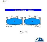 ATE 13.0460-5640.2 Brake pad set