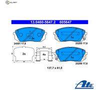 NEW DISC BRAKE PADS SET FOR KIA HYUNDAI SOUL II PS D4FB G4FD G4NA G4FG ATE