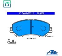 ATE Brake Pad Set 13.0460-5652.2, Disc Brake for Nissan KICKS II & QASHQAI II