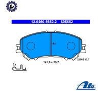 ATE Brake Pad Set 13.0460-5652.2, Disc Brake for Nissan KICKS II & QASHQAI II