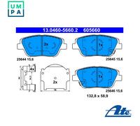 BRAKE PAD SET DISC BRAKE 13.0460-5660.2 FOR KIA D4FD 1.7L G4KE/G4KJ 2.4L 4cyl K5